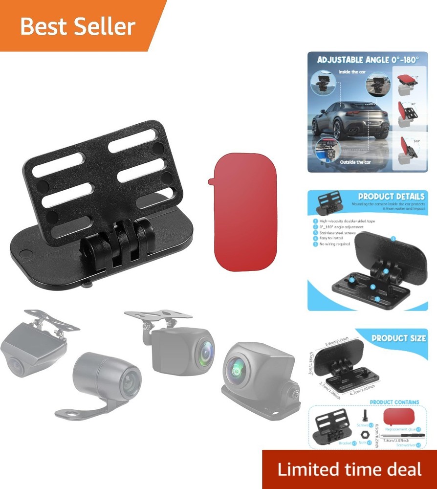 Universal Dash Cam Rear View Holder with Screwdriver Tool - Compact Design