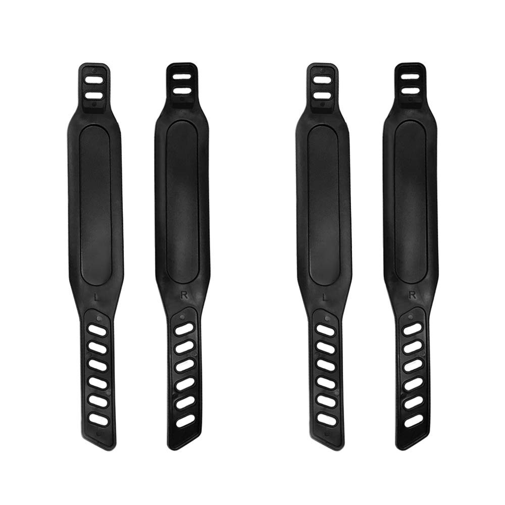 Exercise Bike Pedal Straps Adjustable Replacement 2 Pair