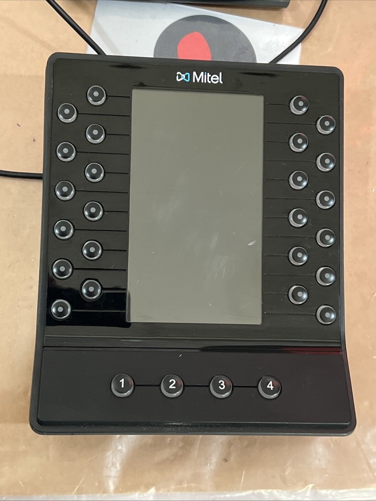 Mitel BB424 Button Box Add-On Console 10575 - Black *Refurbished*