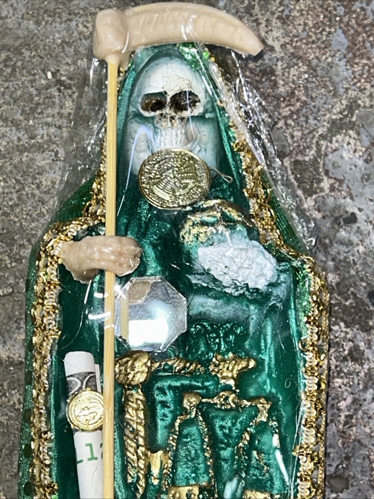 Santa Muerte Green 9in Fixed