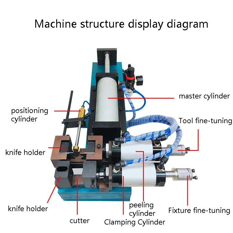 Pneumatic Stripping Machine Power Cord Cable Core Wire Pneumatic Peeling Machine