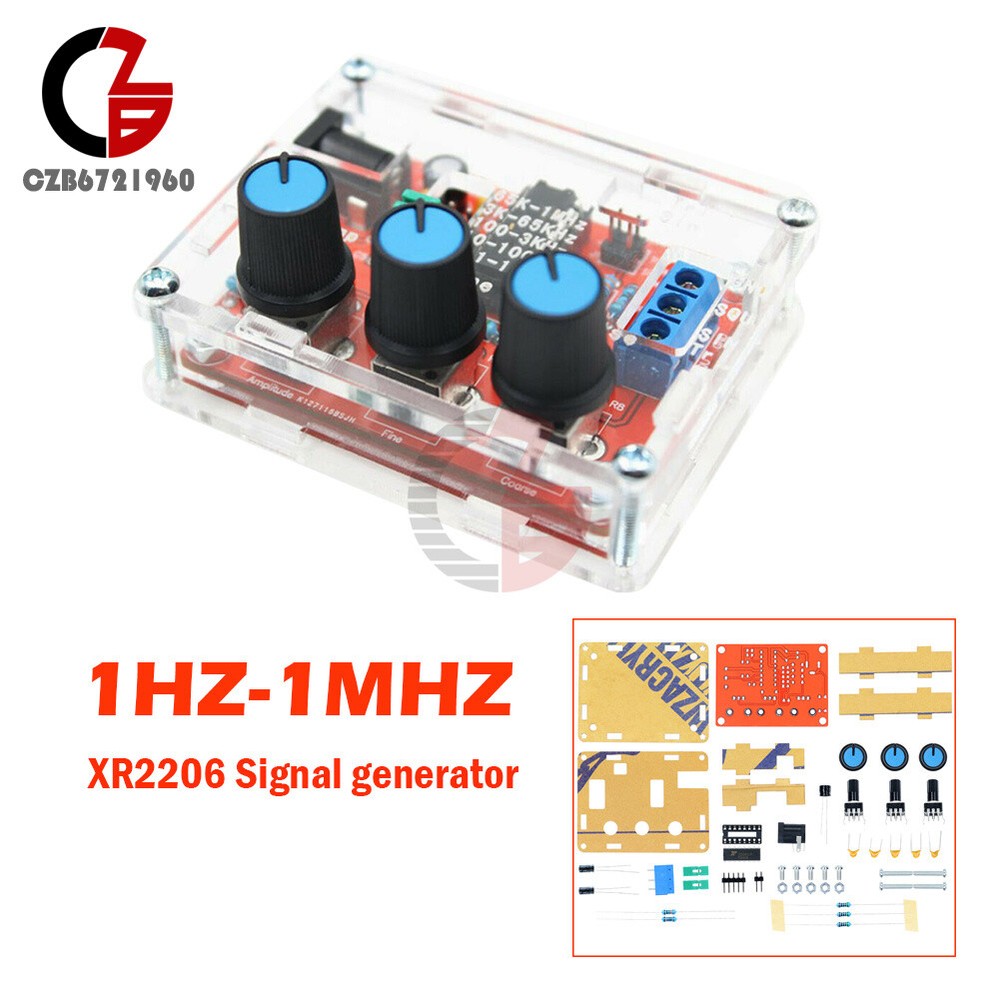 XR2206 1HZ-1MHZ Function Signal Generator Module Sine Triangle Square Wave