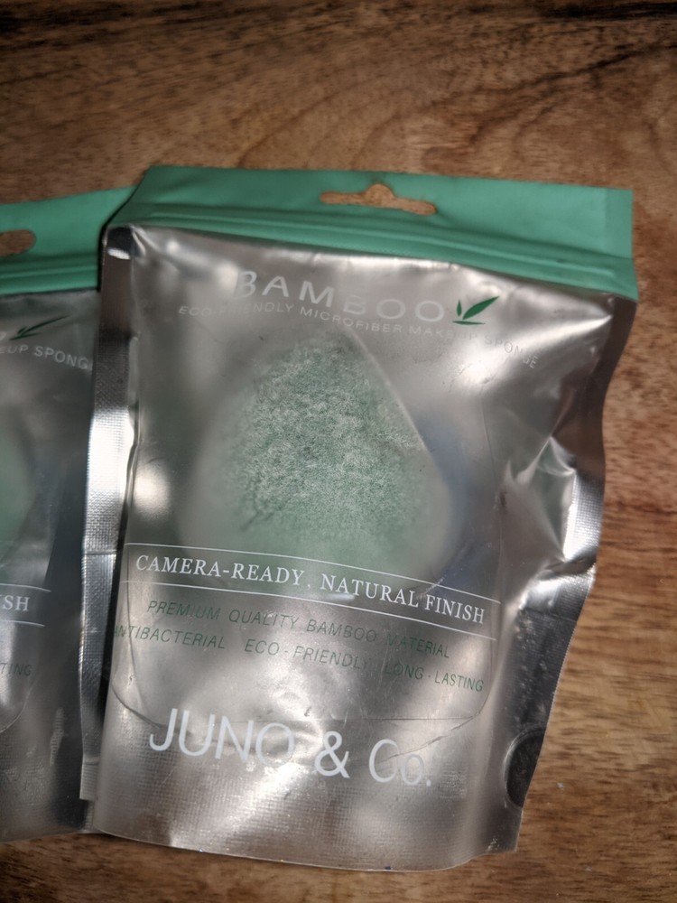 2 Lot JUNOCO JUNO & Co. Microfiber makeup Sponge