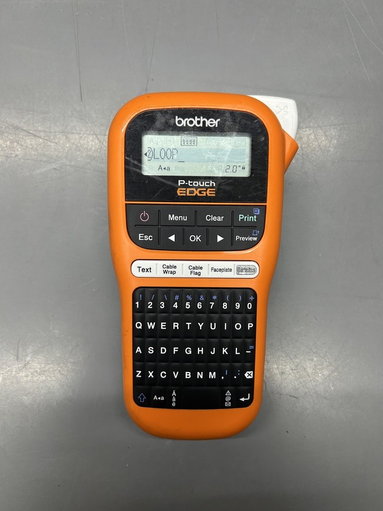 Brother PT-E105 P-Touch Edge Handheld Label Maker