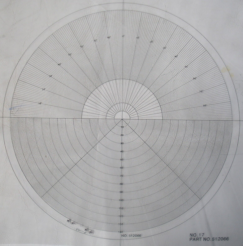 Optical Comparator Chart For Profile Projector Overlay Chart 512066