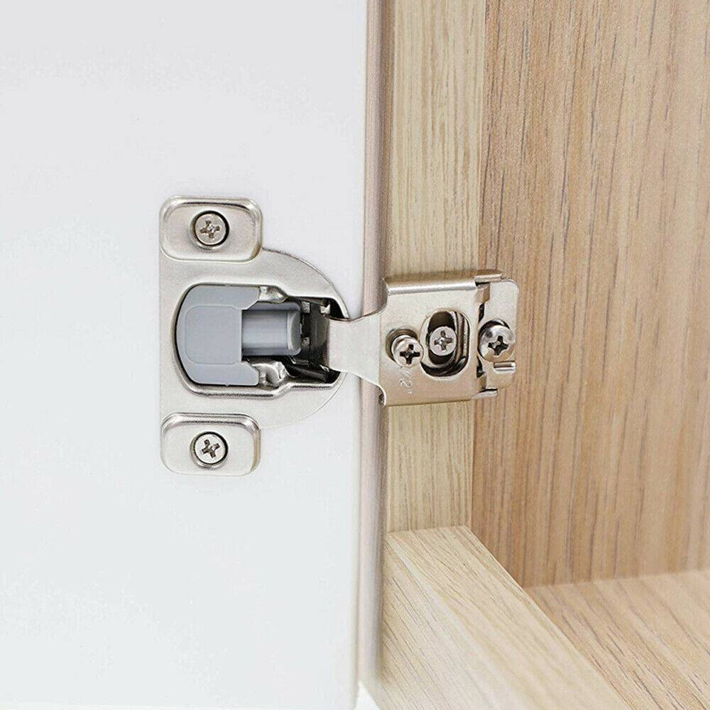 20Pack Compact Concealed Kitchen Cabinet Door Hinge 105° Close 1/2"Overlay