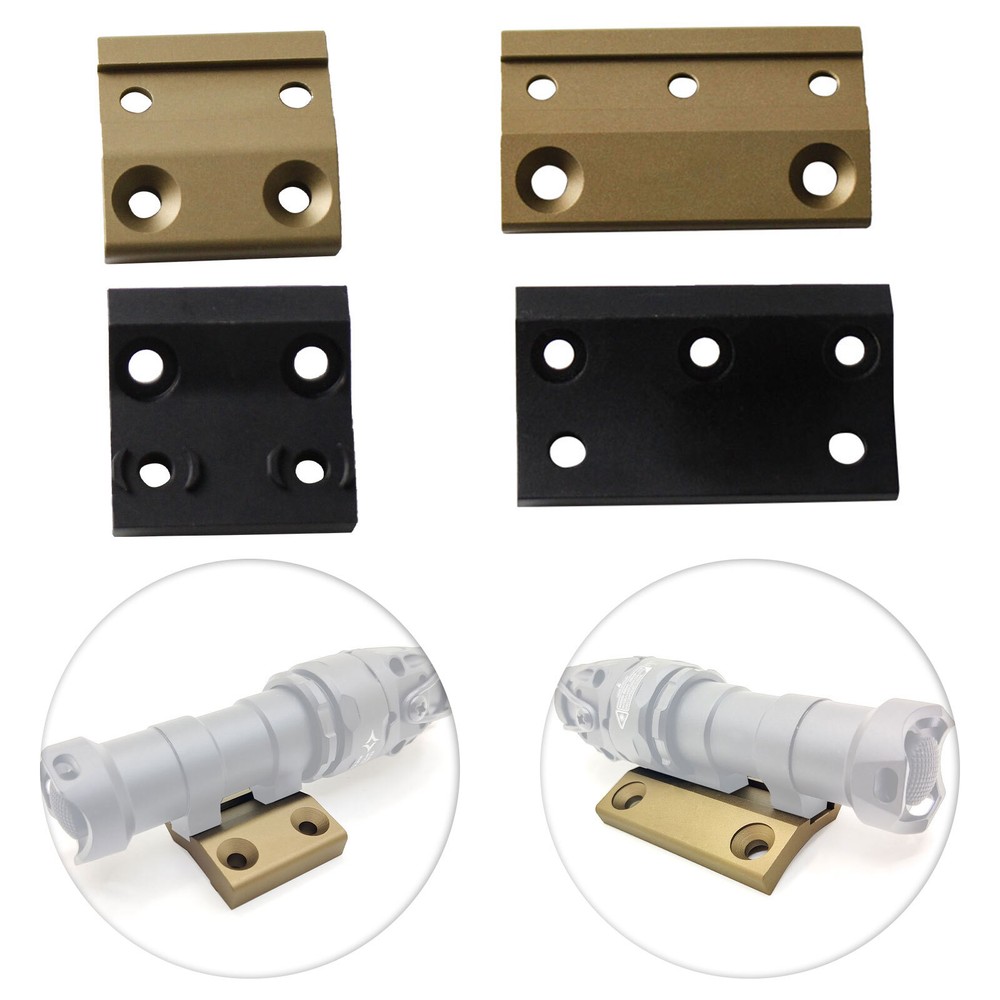 Tactical MLOK Light Offset Mount For Keymod M LOK M300 M600 Flashlight SOTAC