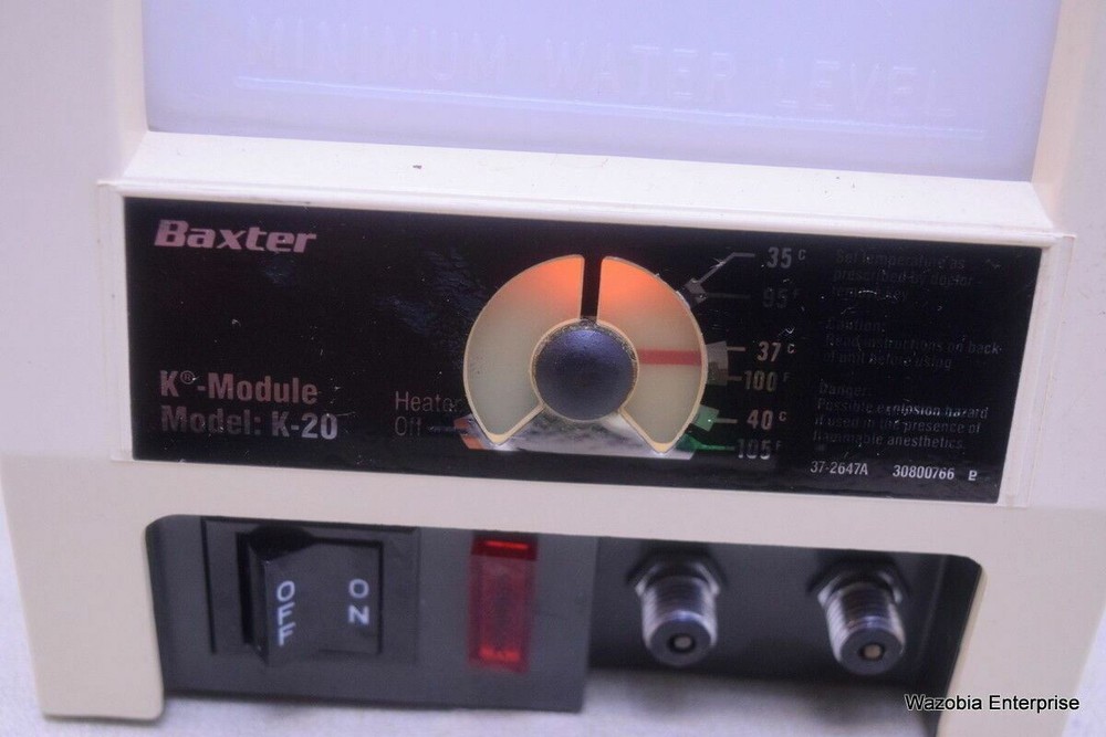 BAXTER K MODULE MODEL K-20 HYPERTHERMIA WARMING UNIT