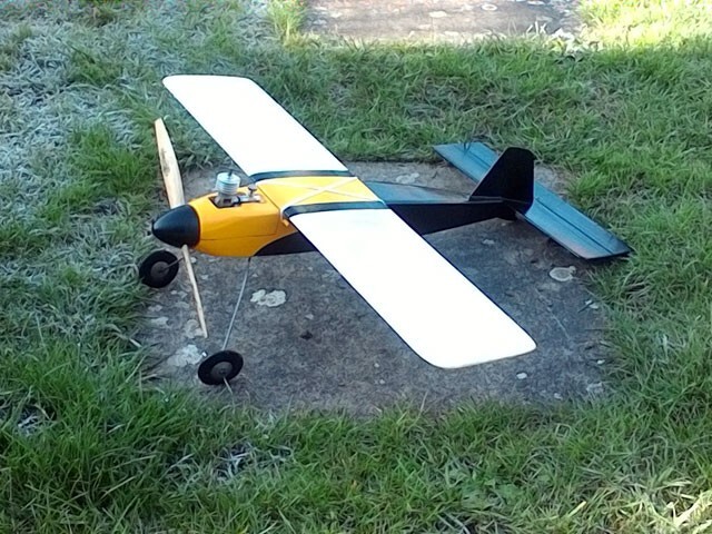 Alphacon Control Line Trainer 27" Wing Model Airplane Printed Plans &Templates