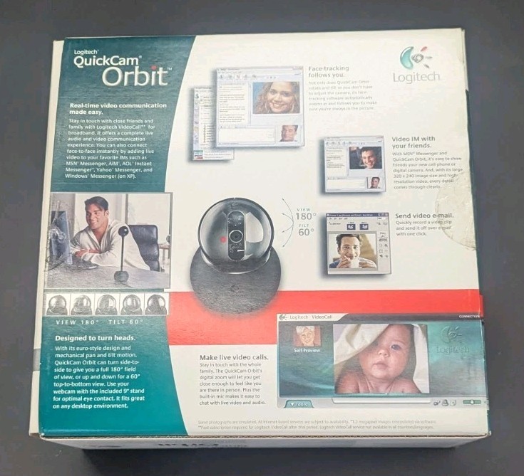 Logitech QuickCam Orbit Open Box New Old Stock