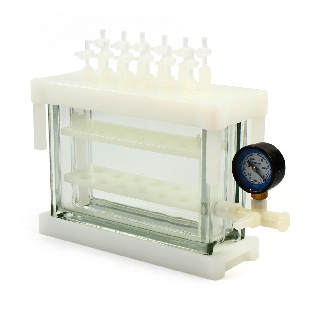 12 Position Lab Solid Liquid Phase Extraction SPE Manifold Vacuum Extracting Set