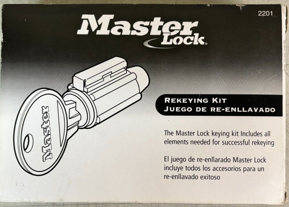 Master Lock 2201 Rekeying Kit NEW