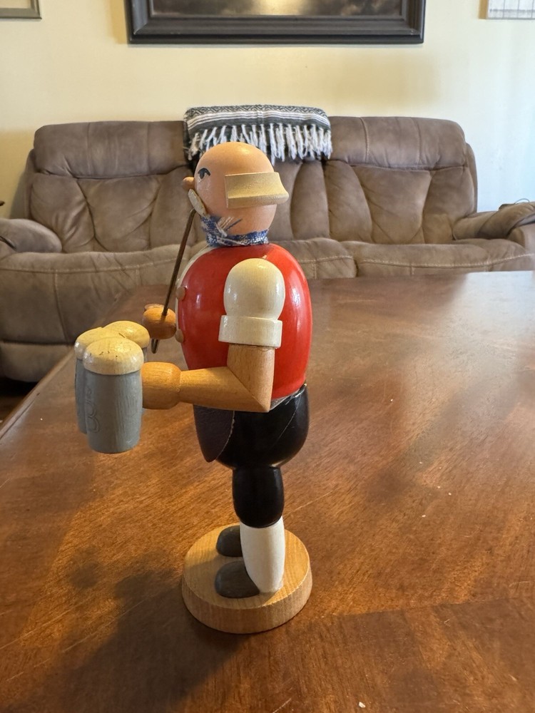 Vintage Authentic Wooden German Nutcracker Smoking Pipe