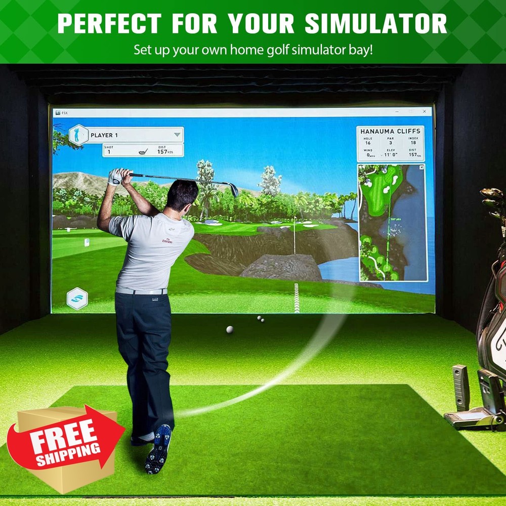 aikeec Golf Simulator Impact Screen 7mm Thickened hScreen