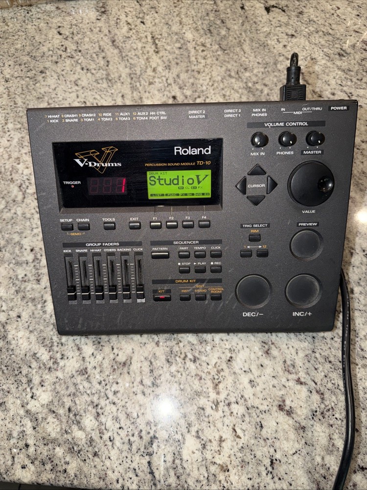 Roland TD-10 TD10 Electronic V Drum Sound Module Brain