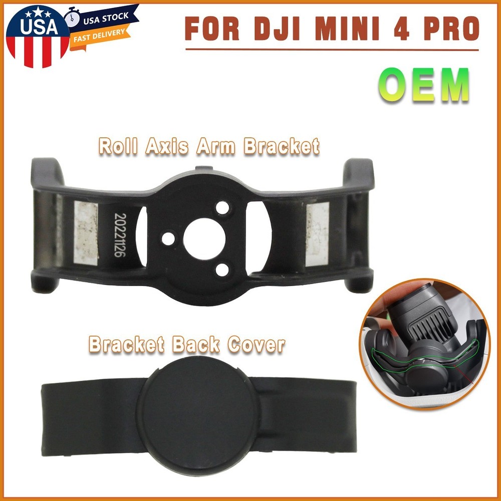 OEM Gimbal Camera Roll Axis Arm Bracket Back Cover For DJI Mini 4 Pro Drone