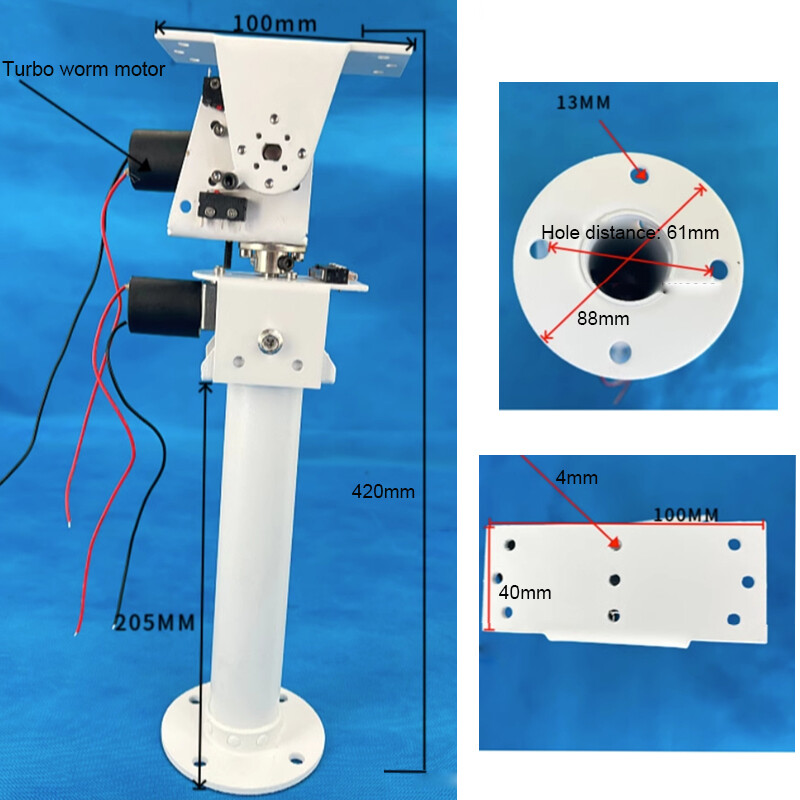 Dual Axis Solar Tracker Controller w/Remote Control+DC Dual Axis Gimbal X/Y-axis