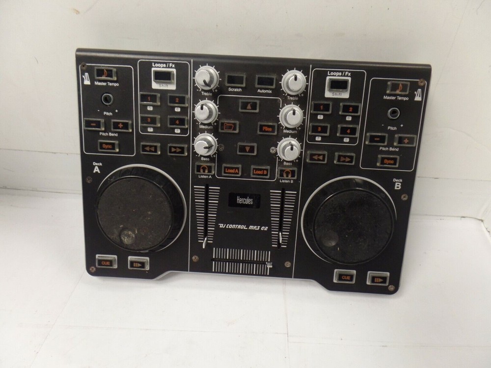 Hercules Dj Control MP3 E2 (AS-IS PARTS UNTESTED Read description)