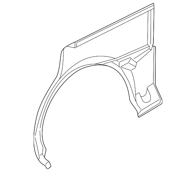 Genuine GM Side Panel 15103996 QTY 1