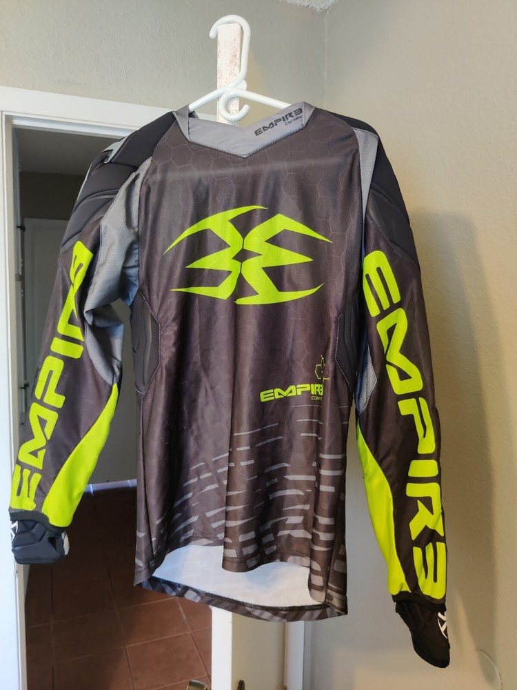Empire  Contact Zero Paintball Jersey - Urban/Lime - small