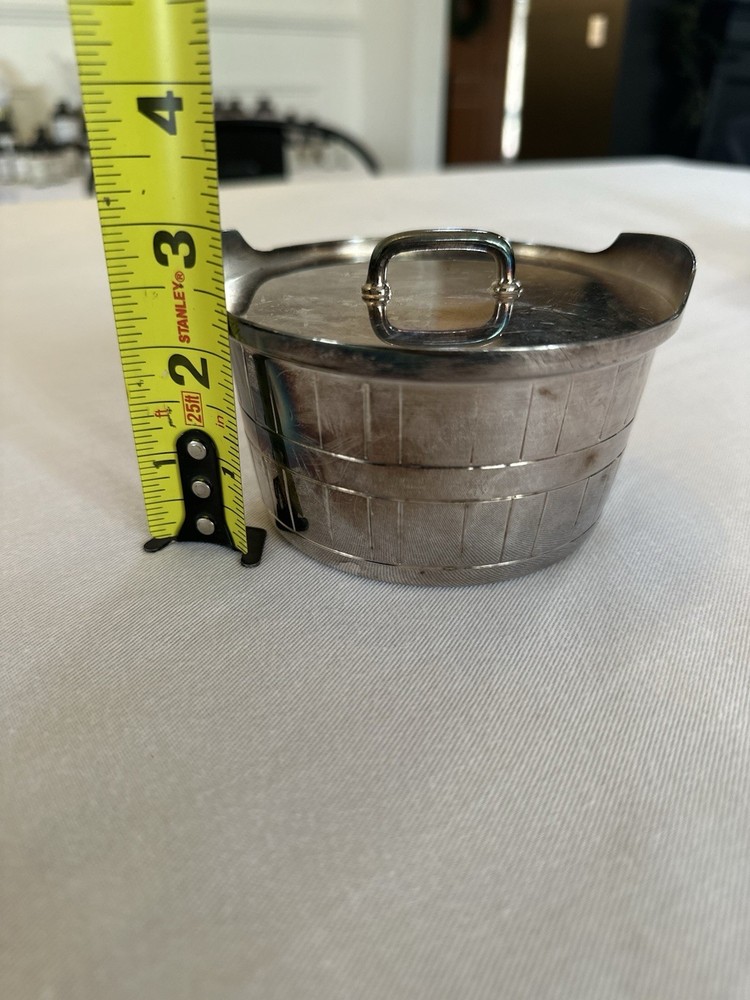 Vintage Silver Plated Dish With Lid