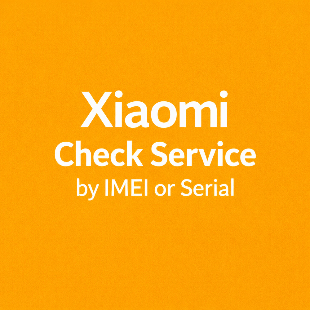 Xiaomi Check Service Models by SERIAL or IMEI