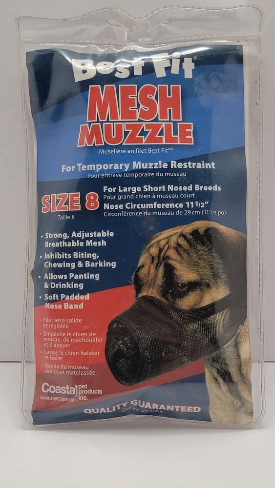 Coastal Best Fit Mesh Muzzle Size 8