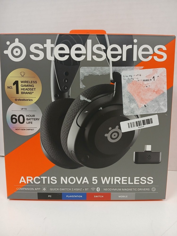 SteelSeries Arctis Nova 5 Wireless Gaming Headset, Black