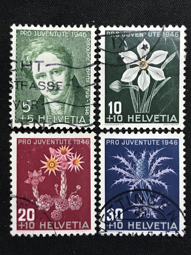 Switzerland SC #B158-61 Used Set 1946