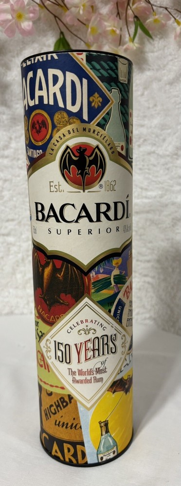 BARCARDI Rum Tin Collectible Canister