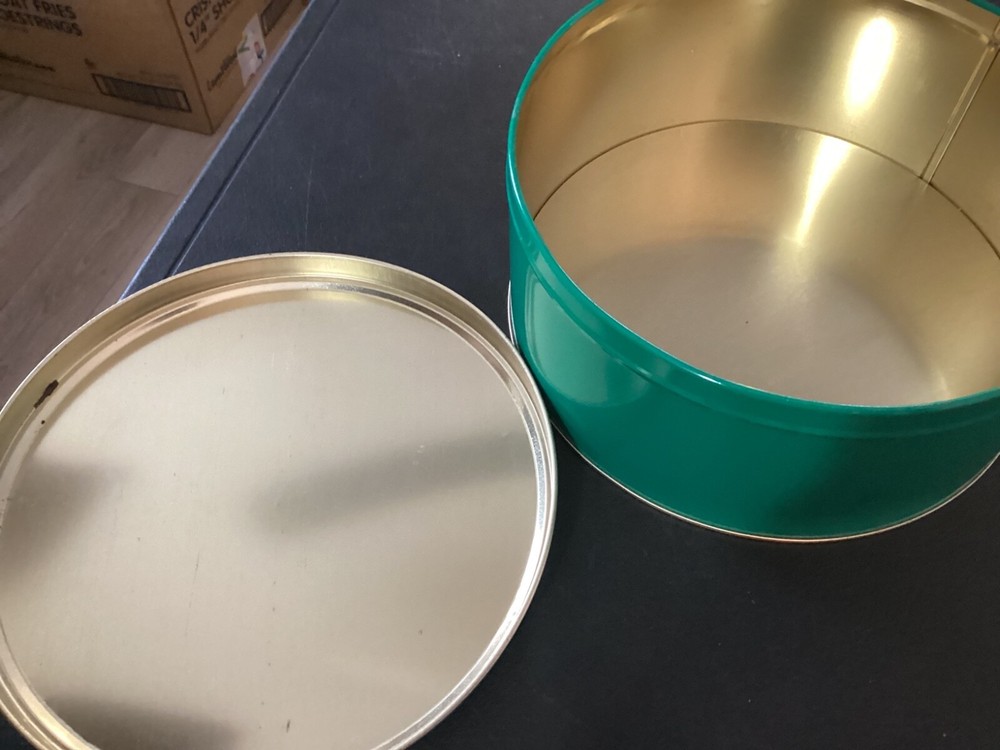 Tin Soldier Round Metal Tin