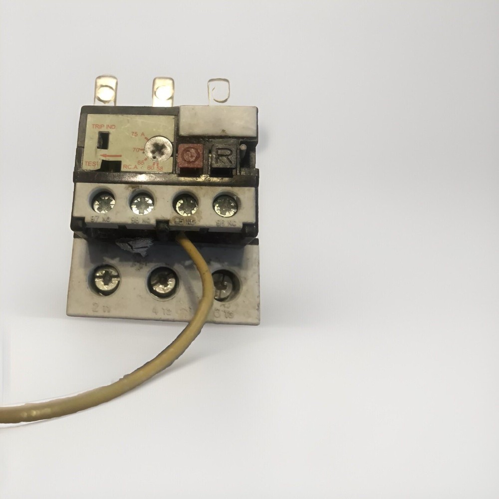 ADVANCE CONTROLS INC TYPE RHU-80/3 THREE POLE THERMAL OVERLOAD RELAY 135910