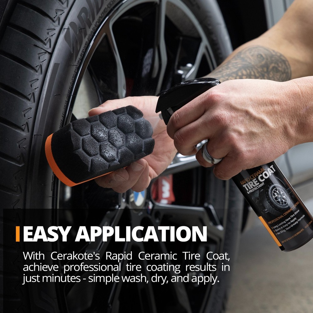 Cerakote Rapid Ceramic Tire Coat - 10 oz. Kit