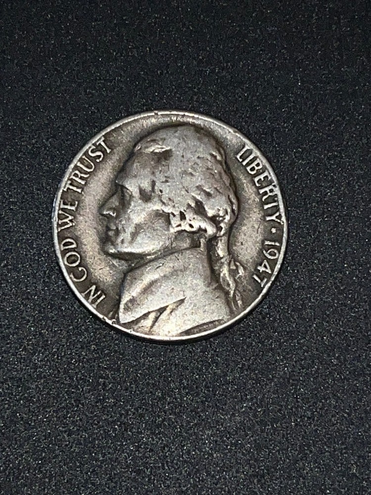1947 nickel no mint mark