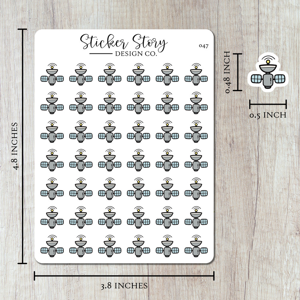 Satellite Planner Stickers
