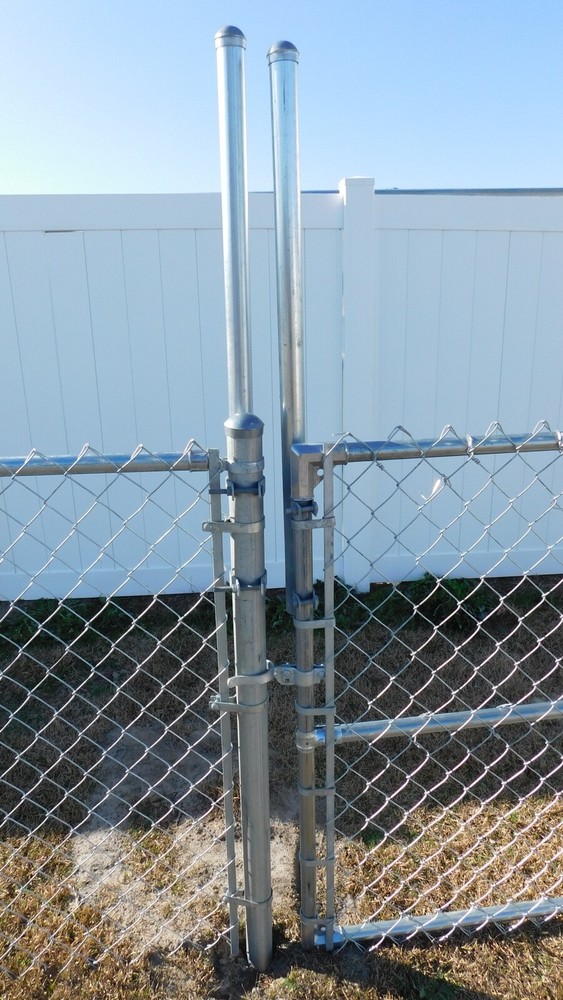Extend-a-Post 1-5/8" OD Pipe Extension 2' Long-Clamp Onto 2" Post-Vertical- 2 Pk