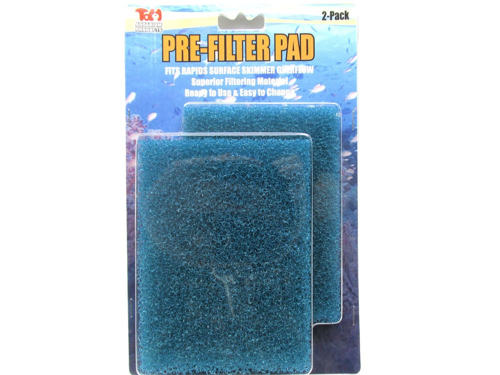 Tom Rapids Surface Skimmer Pre-Filter Pad, 2-Pack
