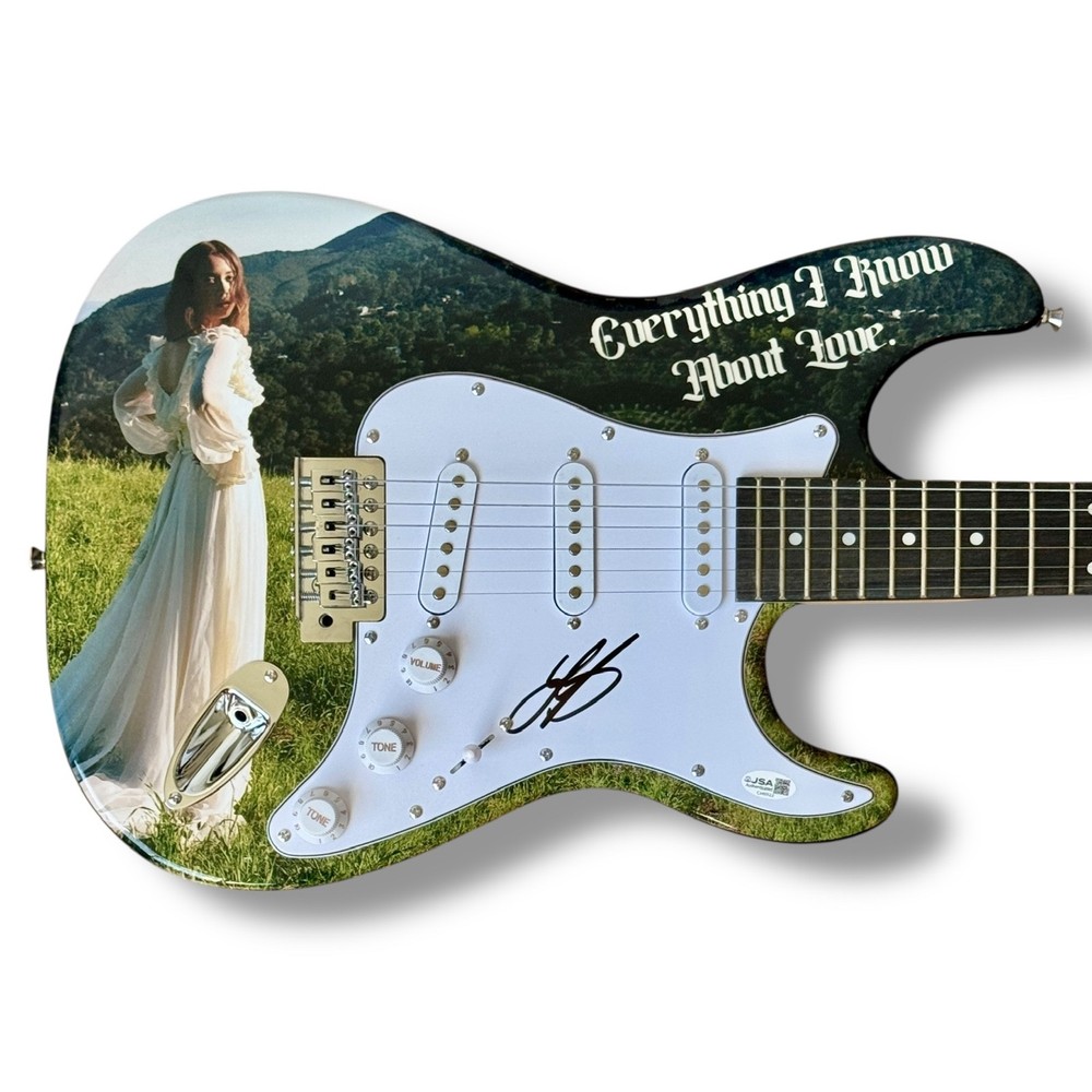 Laufey Signed Guitar Custom Graphics JSA COA Everything I Know About Love