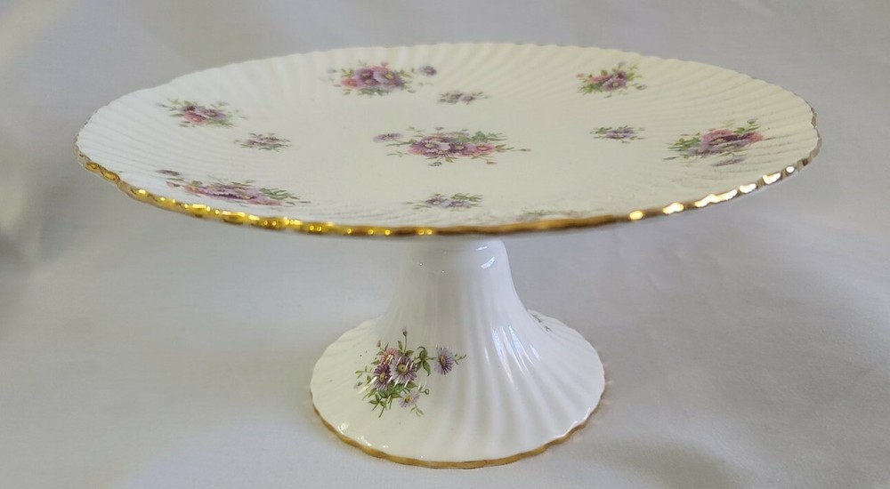 VINTAGE HAMMERSLEY BONE CHINA FOOTED SERVING DISH (Pre-Owned) England