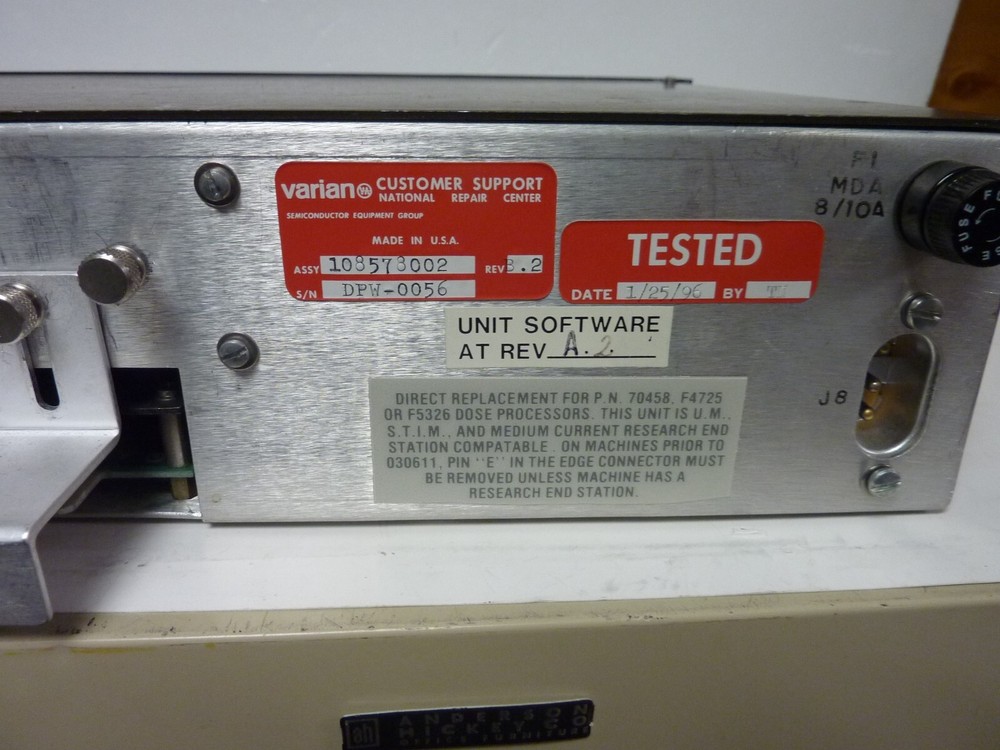 Varian Semiconductor Equipment 108578002 Dose Processor