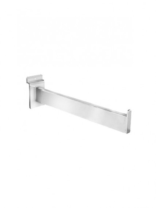 6" Chrome Rectangular Slatwall Faceout 12pk
