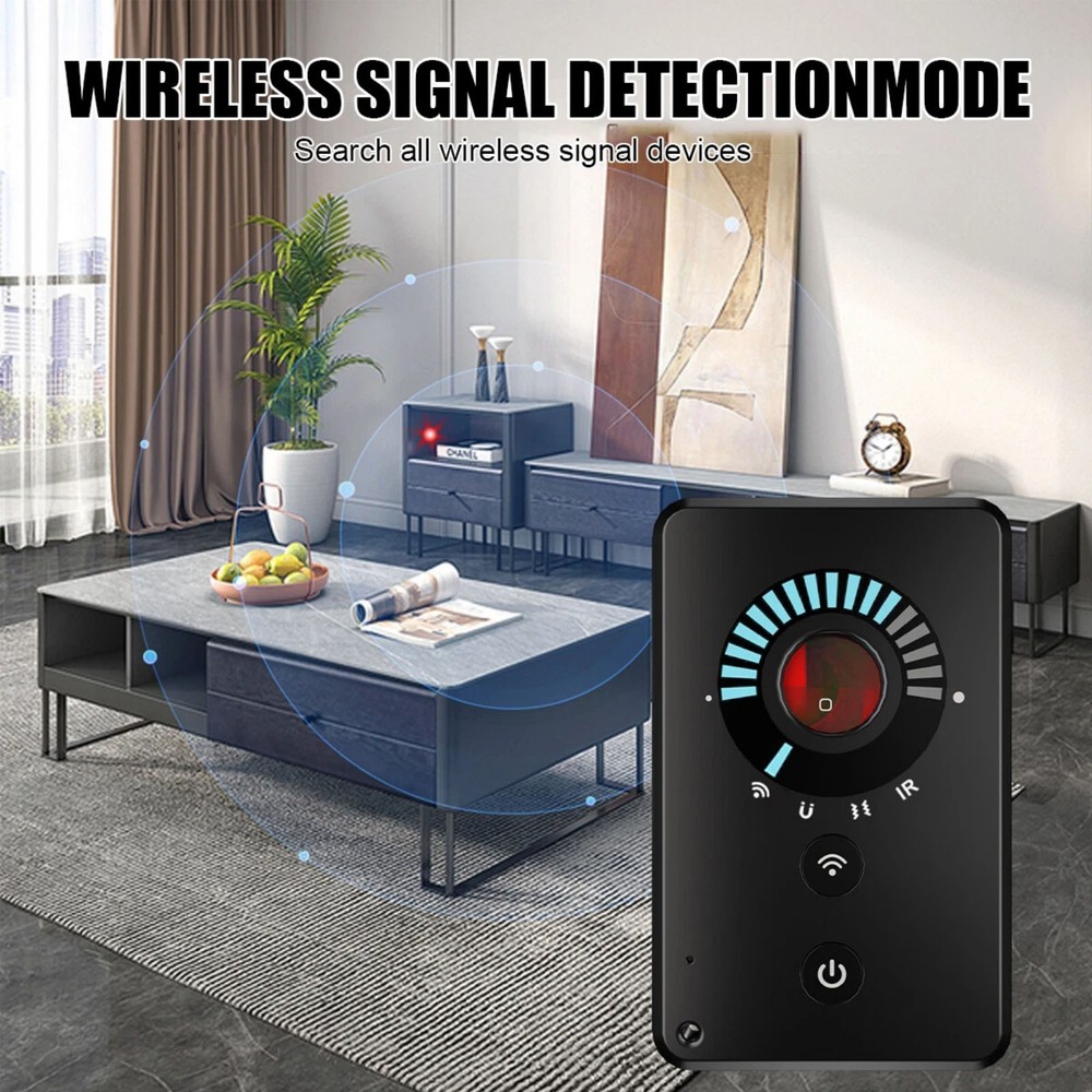 Replacement Wireless Anti-Spy Camera RF Detector Scanner for Security Check