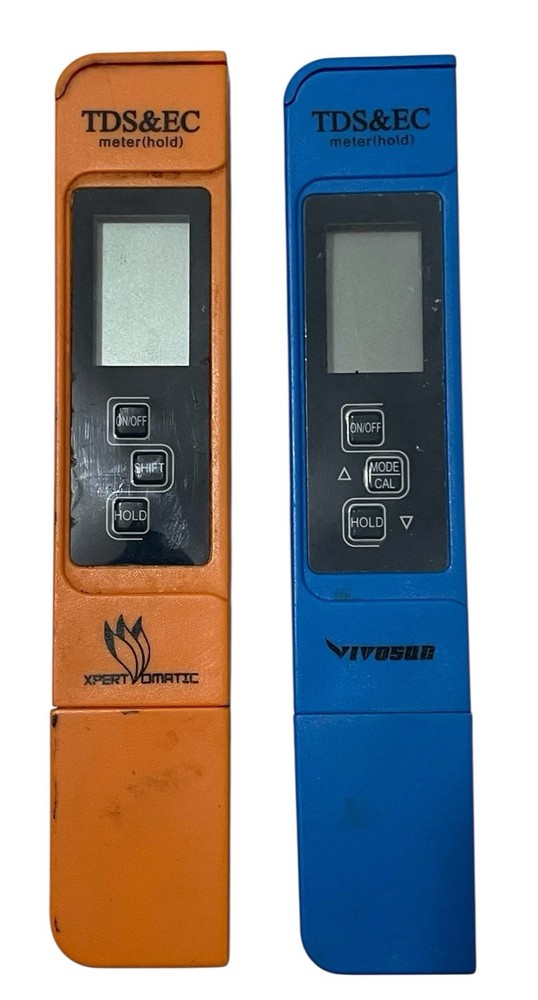 Digital TDS Meter Kits High Accuracy Pen Type (2) VIVOSUN & XPERTOMATIC Untested