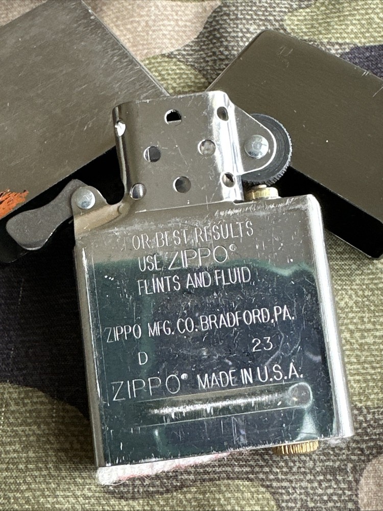 2009 Classic Zippo Lighter - Brushed Chrome Finish - FrankenZippo
