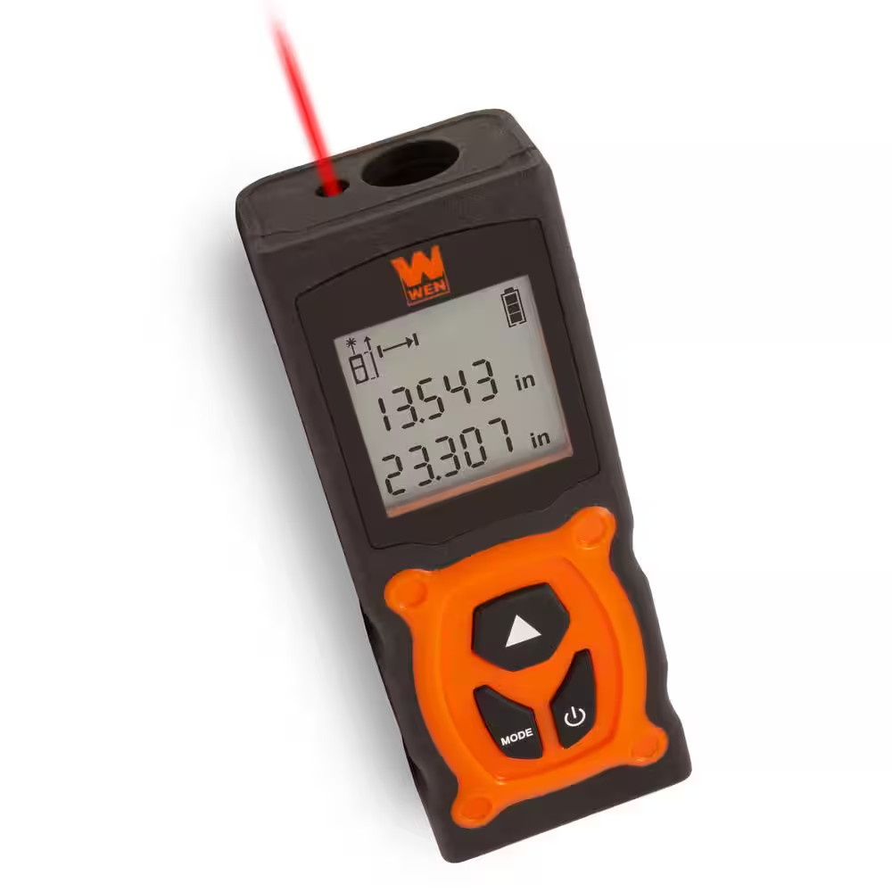 130 Ft. Laser Distance Measure with Backlit Screen