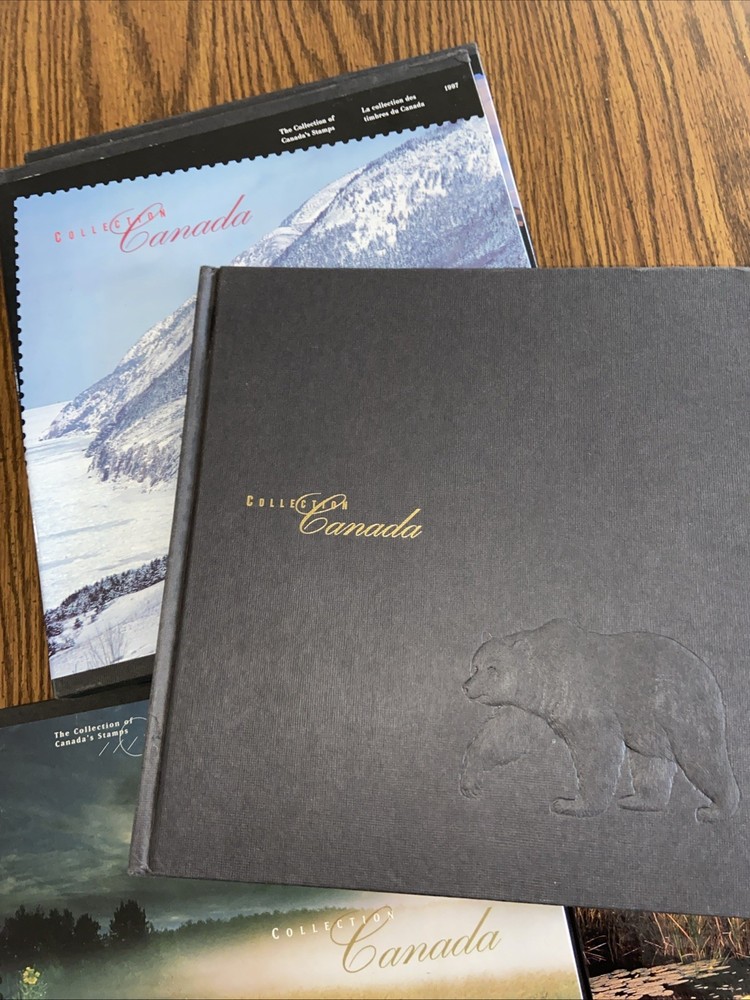 Stamp Collection Canada 1995-2000 Hardcover Book - Not complete with stamps