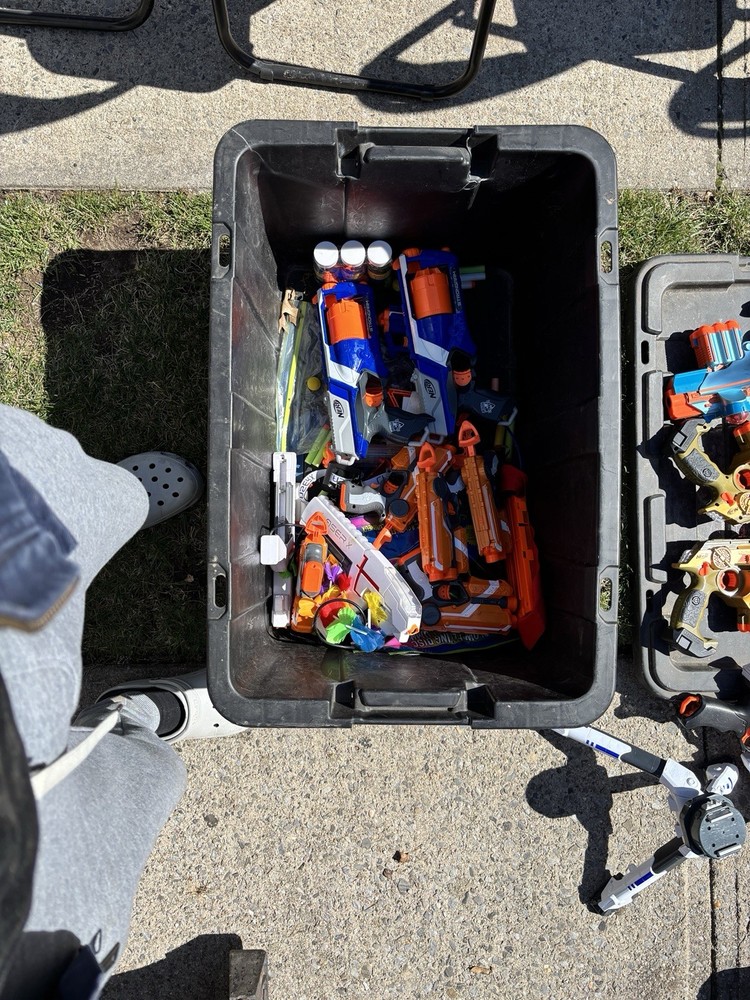 Assortment Of NERF N-strike Elite Hyperfire Blaster, Rival, Nerf laser tag, Etc