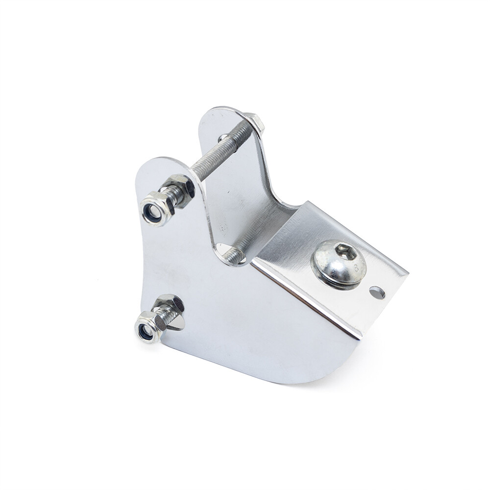 Chrome Headlight Bottom Mount Bracket Adapter Holder For Honda Cruiser Chopper