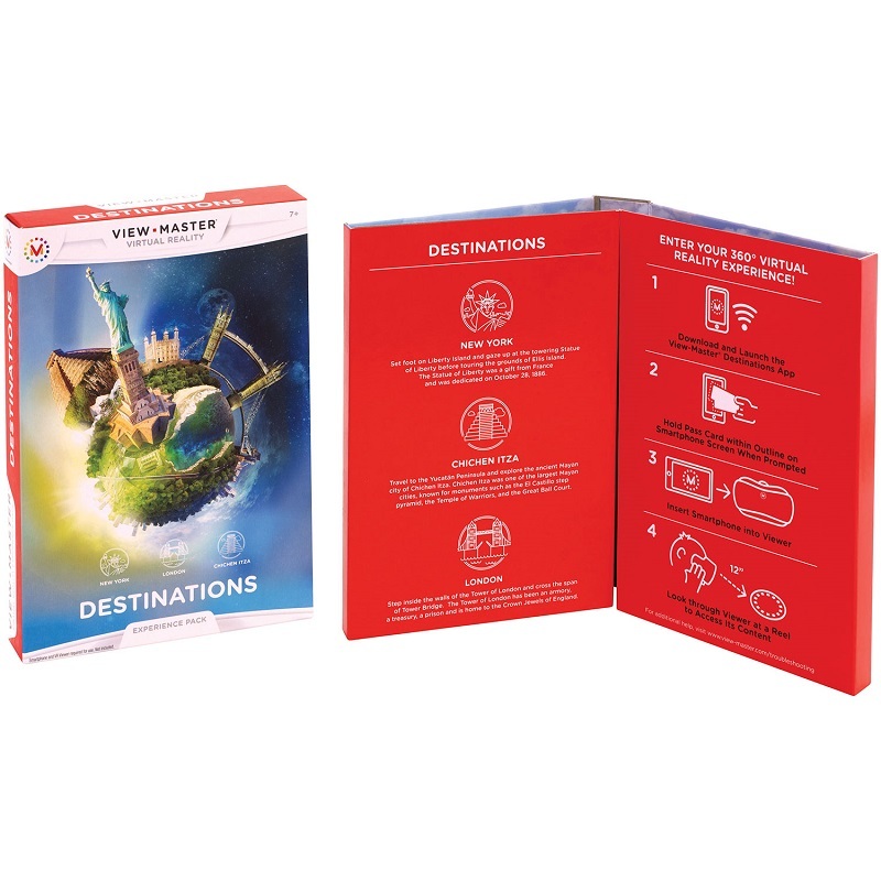 View Master Virtual Reality Destinations Experience Pack New York London NEW