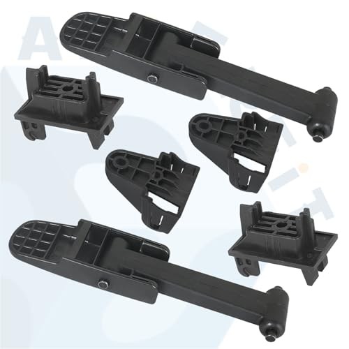 Peterbilt 567 579 Hood Latch Rubber Strap w/Mounting Base & Catch Bracket 2 PCS